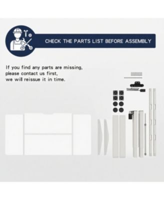 Electric Standing Desk Height Adjustable 55" Computer Table