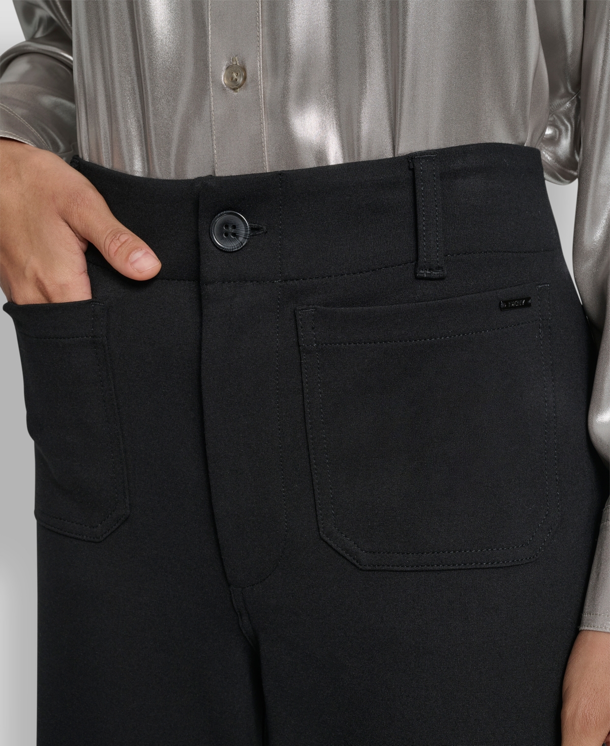 Dkny Jeans Women's Mid-Rise 5 Pocket Slim Boot Cut Pants