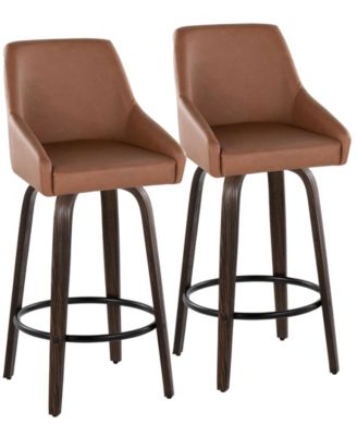 Fabric Hannah Transitional Fixed-Height Counter Stool, Set of 2