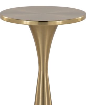 22" Metal Gemma Contemporary Side Table