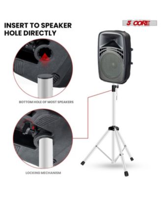 Speaker Stand 36" Adjustable PA DJ Tripod Heavy Duty