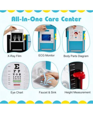 Kids Medical Center Playset with Doctor Tools and Interactive Clinic Features