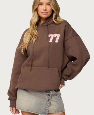 Women's Leopard 77 Oversized Hoodie