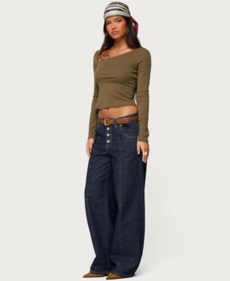 Women's Rion Asymmetric Long Sleeve Top