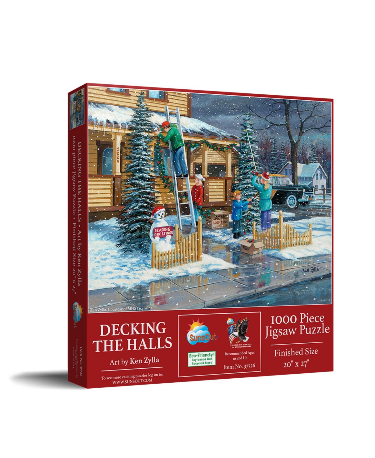 Deck the Halls 1000 piece Jigsaw Puzzle for Adults