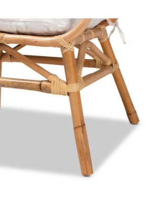 Benicia 23" Rattan Bohemian Dining Chair