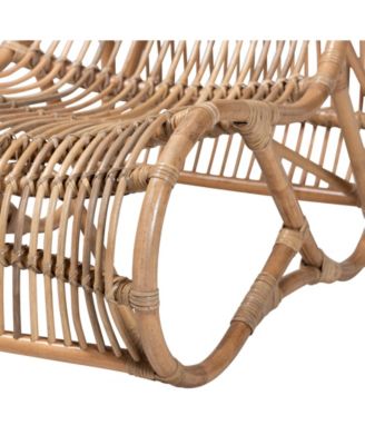Genera 36" Rattan Bohemian Lounge Chair