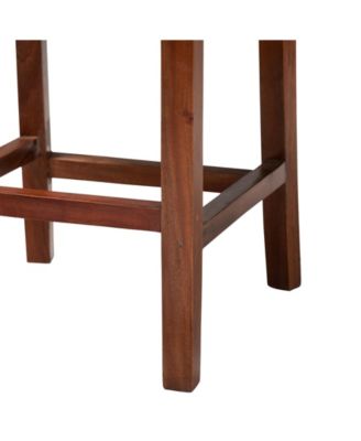 Racquel 19.25" Rattan Bohemian Counter Stool