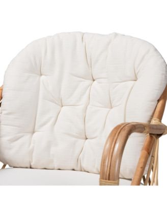 Aliane 30" Rattan Bohemian Armchair