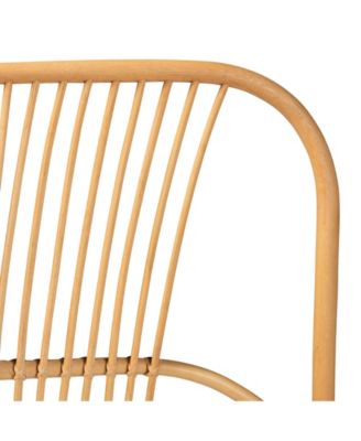 Laina 63.8" Rattan Bohemian Queen Wall-Mount Headboard