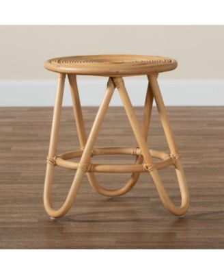 Rinjani 15.7" Rattan Bohemian End Table