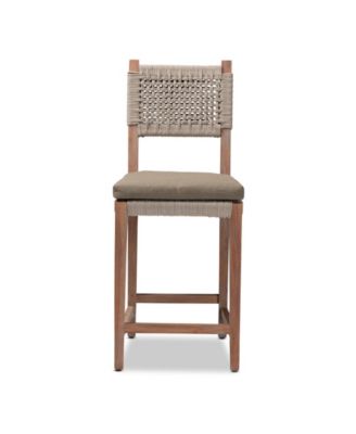 Heyna 24" Wood Mid-Century Counter Stool
