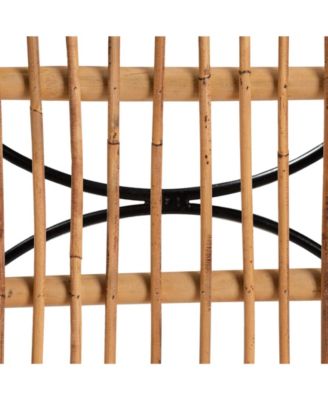 Garan 19.5" Rattan Bohemian Counter Stool