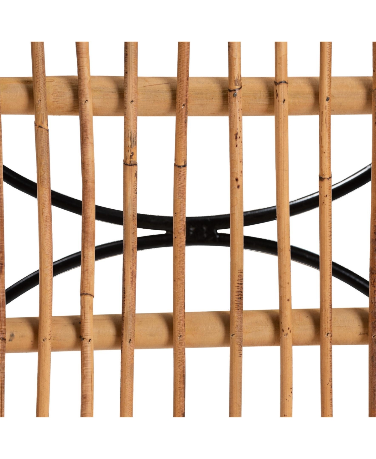 Furniture Garan 19.5" Rattan Bohemian Counter Stool