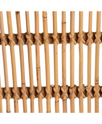 Tugera 22.5" Rattan Bohemian Counter Stool