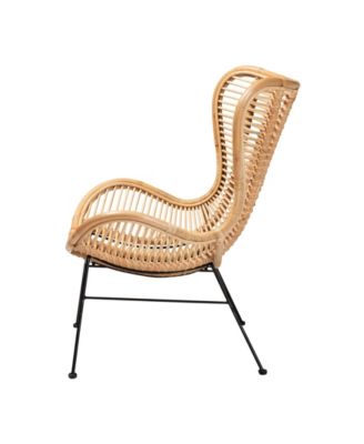 Colorado 32.3" Rattan Bohemian Accent Chair