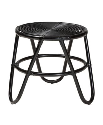 Pertessa 17.7" Rattan Bohemian End Table