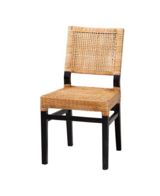 Lesia 22.4" Rattan Bohemian Dining Chair