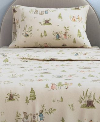 Ultra-Soft Turkish Cotton Flannel Christmas Print Sheet Set.