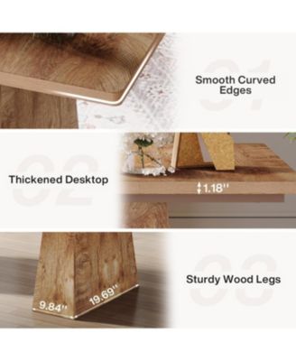 63-Inch Executive Desk, Large Office Computer Desk with Double Pedestal, Modern Simple Workstations