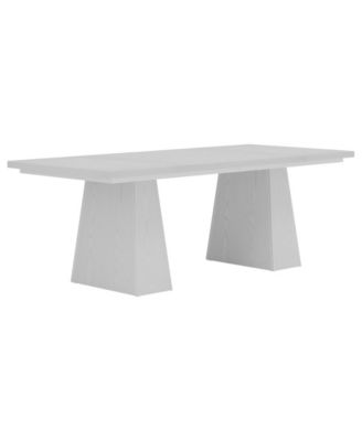 63-Inch Executive Desk, Large Office Computer Desk with Double Pedestal, Modern Simple Workstations