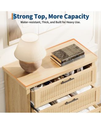 Fluted Dresser for Bedroom