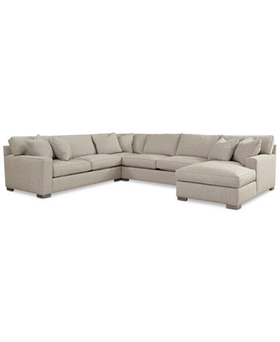 Kelly Ripa Home Ampton 4-Pc. Sectional with Chaise, Only at Macy's
