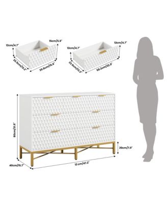 7 Drawer Dresser for Bedroom, Simply Modern Chest of Drawers for Closet