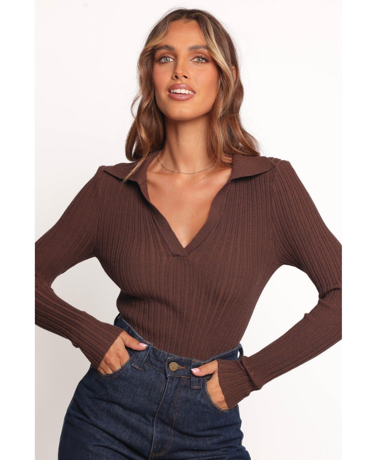 Petal and Pup Women's Emmerson Long Sleeve Knit Top