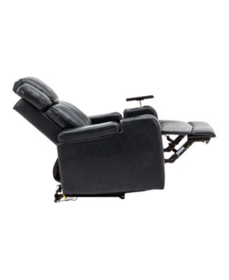 PU Leather Power Recliner w/ Cooling Cup Holder Bluetooth & USB
