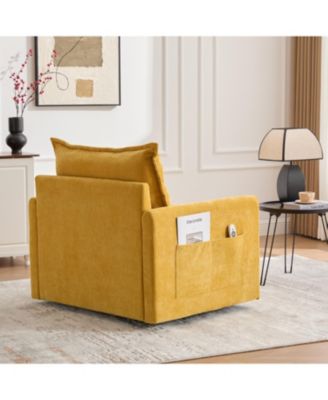 Swivel Barrel Accent Chair