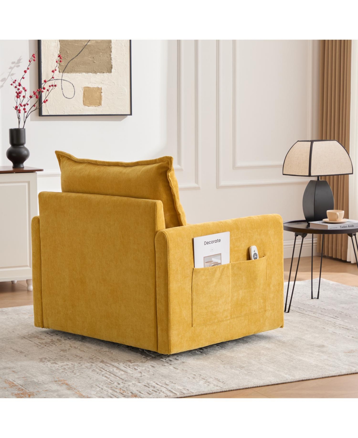 Streamdale Furniture Swivel Barrel Accent Chair