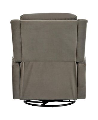 Streamdale 360 Swivel Rocking Recliner, Adjustable Backrest, Light Brown