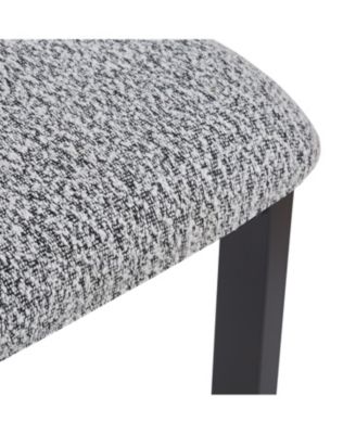 Streamdale Upholstered Armless Dining Chairs With Metal Legs (Set of 2)