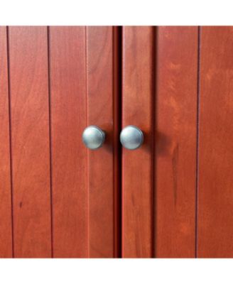  72.4" Tall Storage Cabinet with 8 Doors and 4 Shelves