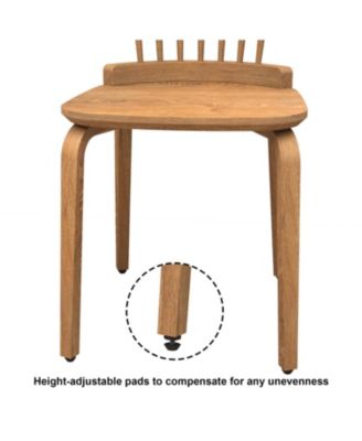 Solid Wood Slat Back Windsor Chair (Set of 2)