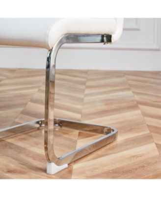 PU Leather Dining Chairs - Set of 2