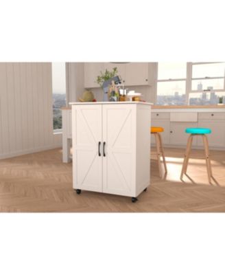 Rice Door Storage Cabinet - Large Capacity Durable
