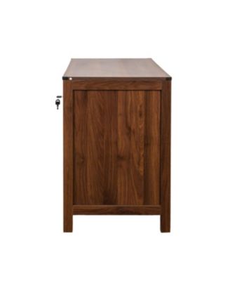 2 Drawer Farmhouse File Cabinet Filing Cabinet with Lock for Home Office