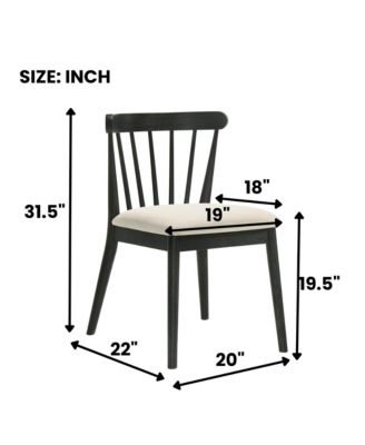 2 Rustic Farmhouse Dining Chairs