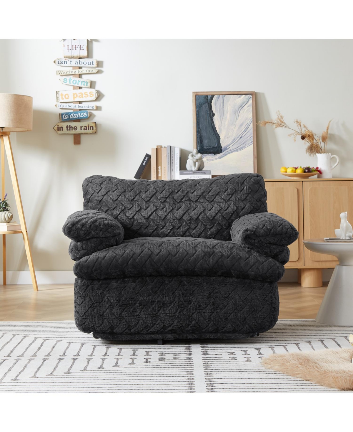 Streamdale Furniture Full Compression sofa chair with swivel