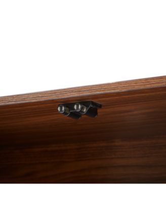 Walnut Wave Pattern Sideboard/TV Stand - 64"