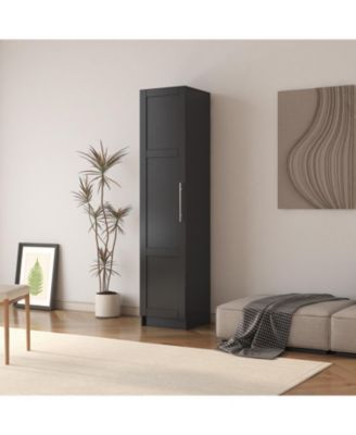  Stackable Wall Storage Cabinet in Black