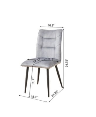 Velvet Dining Chairs (Set of 2)