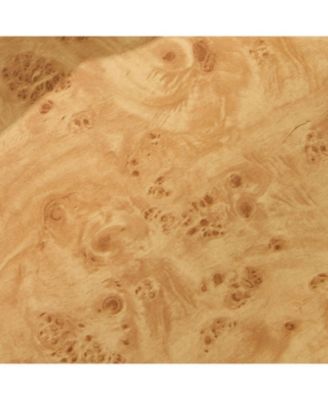 Faux Burl Wood Coffee Table - Mid-Century Modern