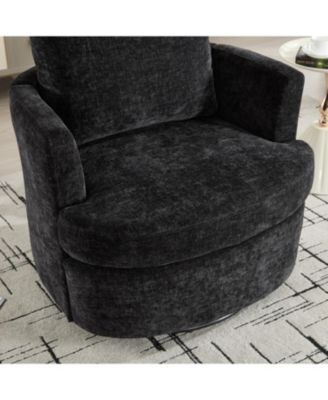 360 Swivel Chenille Chair- Comfortable, Breathable, & Easy Assembly