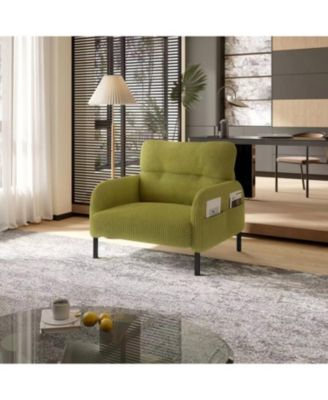 Corduroy Wide Seat Chair - Living/Bedroom