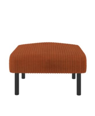 Streamdale Corduroy Ottoman Footstool with Legs