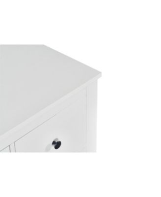 White 10-Drawer Dresser - Modern Bedroom Storage
