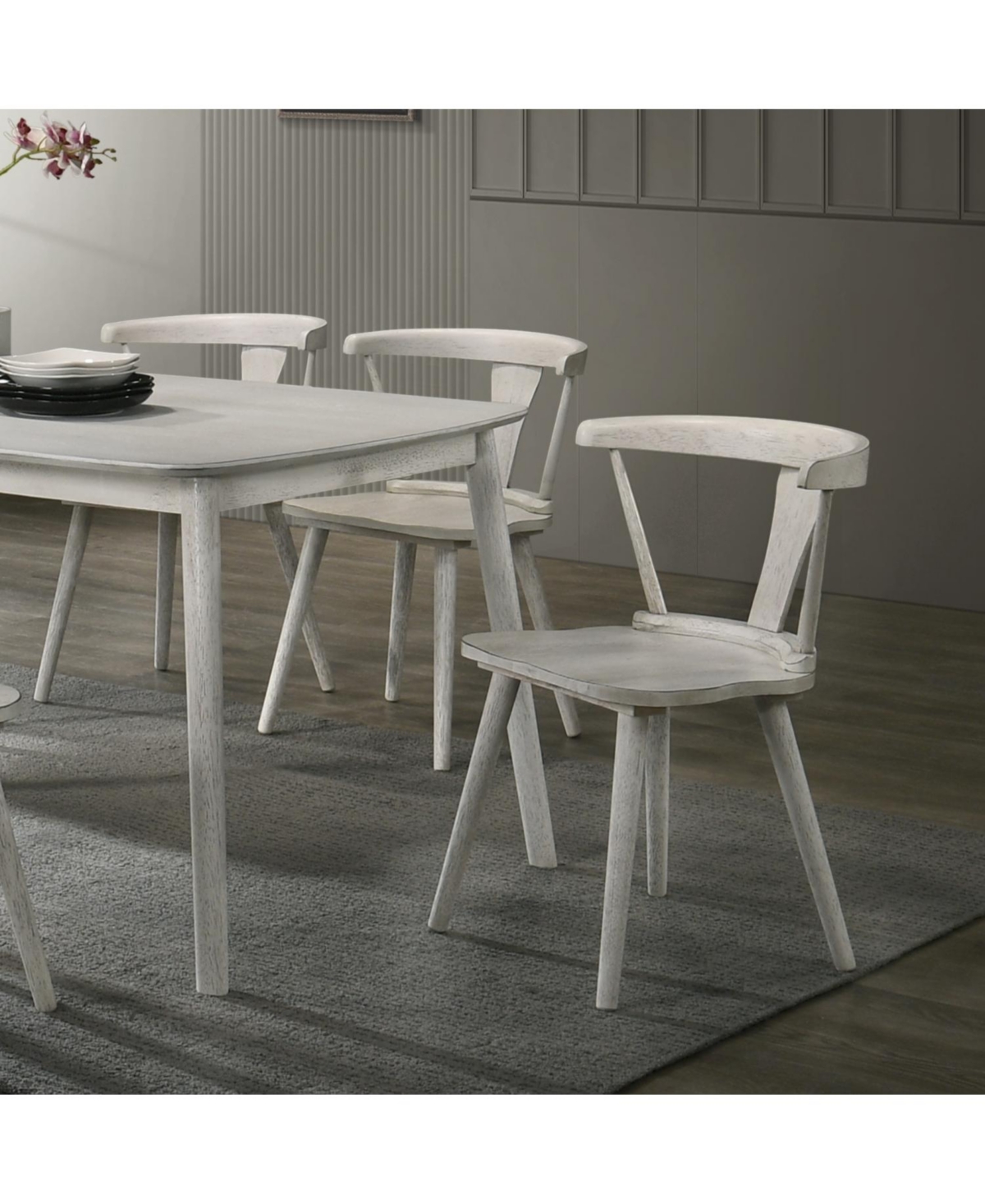 Streamdale Furniture 2 Rustic Farmhouse Dining Chairs